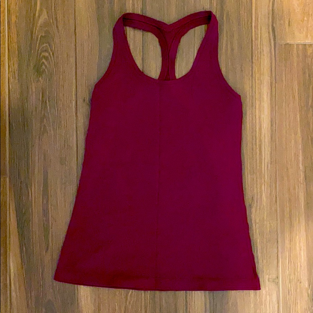 Lululemon Cool Racerback size 6 (burgundy)